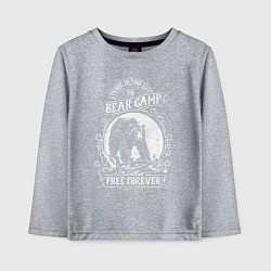 Детский лонгслив Bear Camp Free Forever