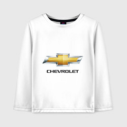 Детский лонгслив Chevrolet логотип