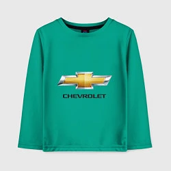 Детский лонгслив Chevrolet логотип