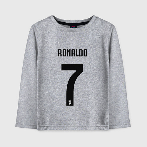 Детский лонгслив RONALDO 7 / Меланж – фото 1