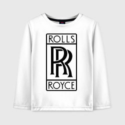 Детский лонгслив Rolls-Royce logo