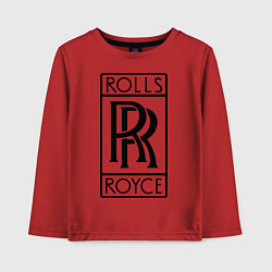 Детский лонгслив Rolls-Royce logo