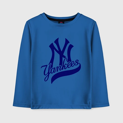 Детский лонгслив NY - Yankees / Синий – фото 1