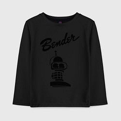 Детский лонгслив Bender monochrome