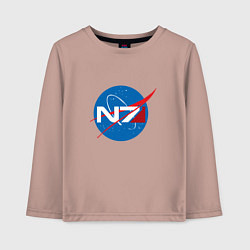 Детский лонгслив NASA N7