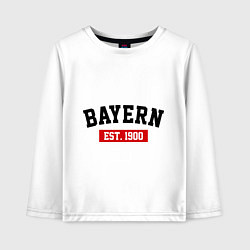 Детский лонгслив FC Bayern Est. 1900