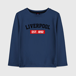 Детский лонгслив FC Liverpool Est. 1892