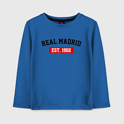 Детский лонгслив FC Real Madrid Est. 1902