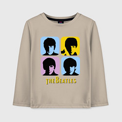 Детский лонгслив The Beatles: pop-art