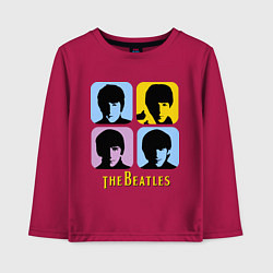 Детский лонгслив The Beatles: pop-art