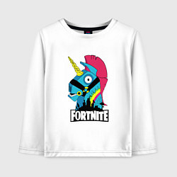 Лонгслив хлопковый детский Fortnite Unicorn, цвет: белый