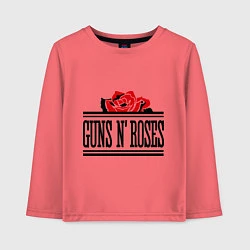 Детский лонгслив Guns n Roses: rose