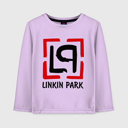 Лонгслив хлопковый детский Linkin park, цвет: лаванда
