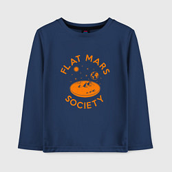 Детский лонгслив Flat Mars Society