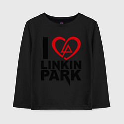 Детский лонгслив I love Linkin Park