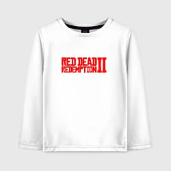 Лонгслив хлопковый детский Red Dead Redemption 2, цвет: белый