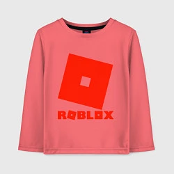 Детский лонгслив Roblox Logo