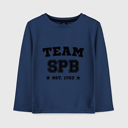 Детский лонгслив Team SPB est. 1703