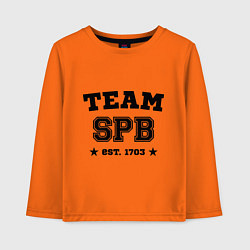 Детский лонгслив Team SPB est. 1703