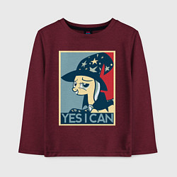 Детский лонгслив MLP: Yes I Can