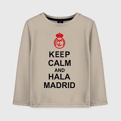 Детский лонгслив Keep Calm & Hala Madrid