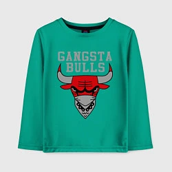 Детский лонгслив Gangsta Bulls