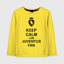 Детский лонгслив Keep Calm & Juventus fan
