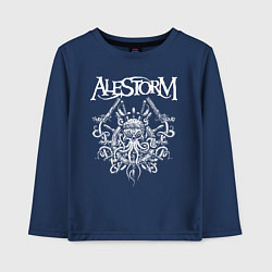 Лонгслив хлопковый детский Alestorm: Pirate Bay, цвет: тёмно-синий