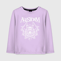 Лонгслив хлопковый детский Alestorm: Pirate Bay, цвет: лаванда