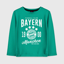 Лонгслив хлопковый детский Bayern Munchen 1900, цвет: зеленый