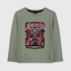 Детский лонгслив Metallica: Robot Style