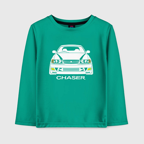Детский лонгслив Toyota Chaser JZX100 / Зеленый – фото 1