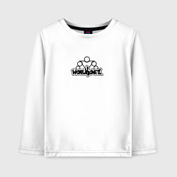 Лонгслив хлопковый детский Street Workout Wings, цвет: белый