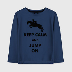 Детский лонгслив Keep Calm & Jump On