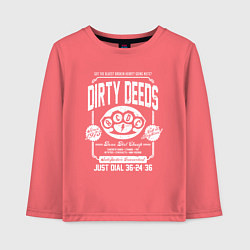 Детский лонгслив AC/DC: Dirty Deeds