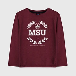 Детский лонгслив MSU