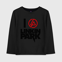 Детский лонгслив I love Linkin Park