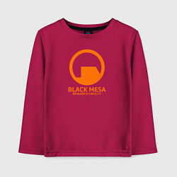 Детский лонгслив Black Mesa: Research Facility