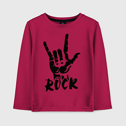 Детский лонгслив Real Rock