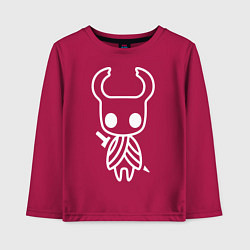 Лонгслив хлопковый детский Hollow Knight: Minimalism, цвет: маджента