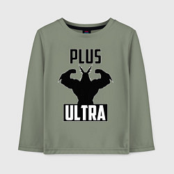 Детский лонгслив PLUS ULTRA черный