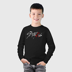 Лонгслив хлопковый детский STRAY KIDS FELIX, цвет: черный — фото 2