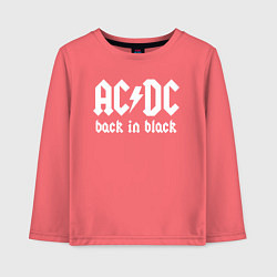 Детский лонгслив ACDC BACK IN BLACK