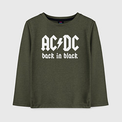 Детский лонгслив ACDC BACK IN BLACK