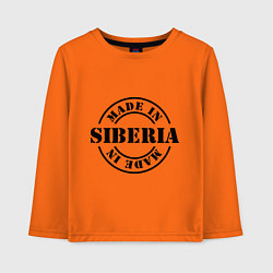 Детский лонгслив Made in Siberia