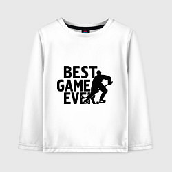 Детский лонгслив Hockey - best game