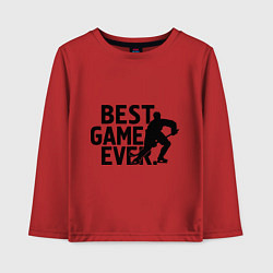 Детский лонгслив Hockey - best game