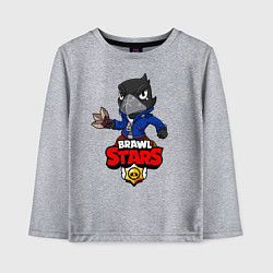 Детский лонгслив BRAWL STARS CROW