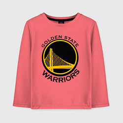 Лонгслив хлопковый детский GOLDEN STATE WARRIORS, цвет: коралловый