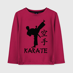 Детский лонгслив Karate craftsmanship